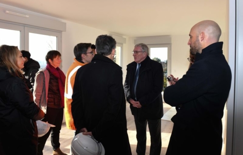 Visite de chantier à Rosny-sous-Bois (93)